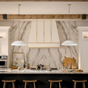 Delarosa Pendant Light with Metal Dome - Bees Lighting