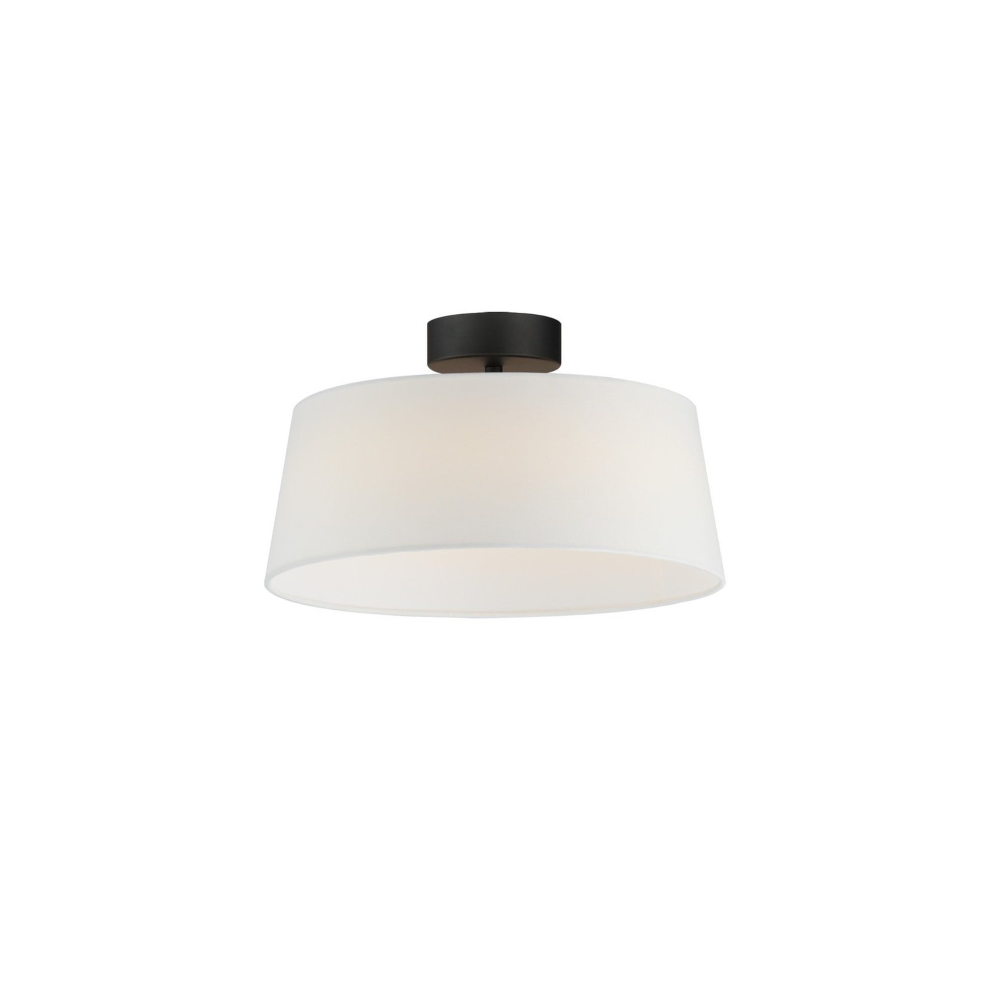 Paramount 16" LED Flush Mount, Black Finish - Bees Lighting