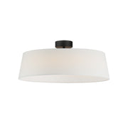 Paramount 21" LED Flush Mount, Black Finish - Bees Lighting