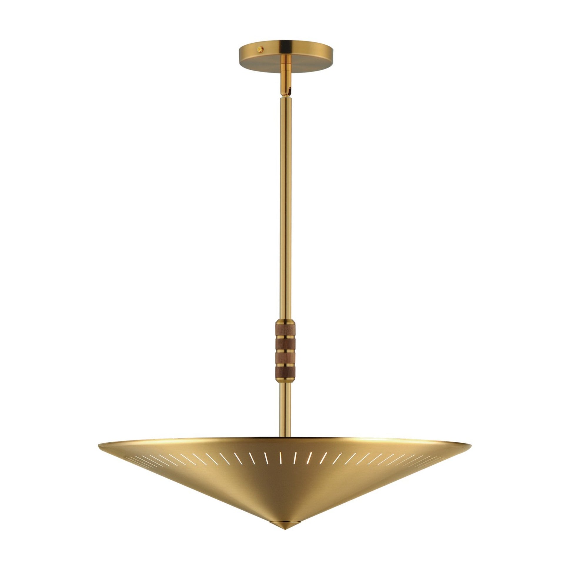 Helsinki 20" 3-Light Pendant, Natural Aged Brass Finish - Bees Lighting