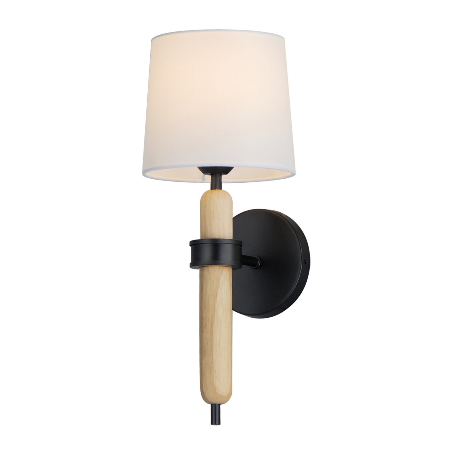 Bozeman 18" Wall Sconce, Natural Wood Finish - Bees Lighting