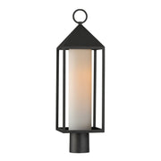 Aldous 24" Outdoor Post Mount, Black Finish - Bees Lighting