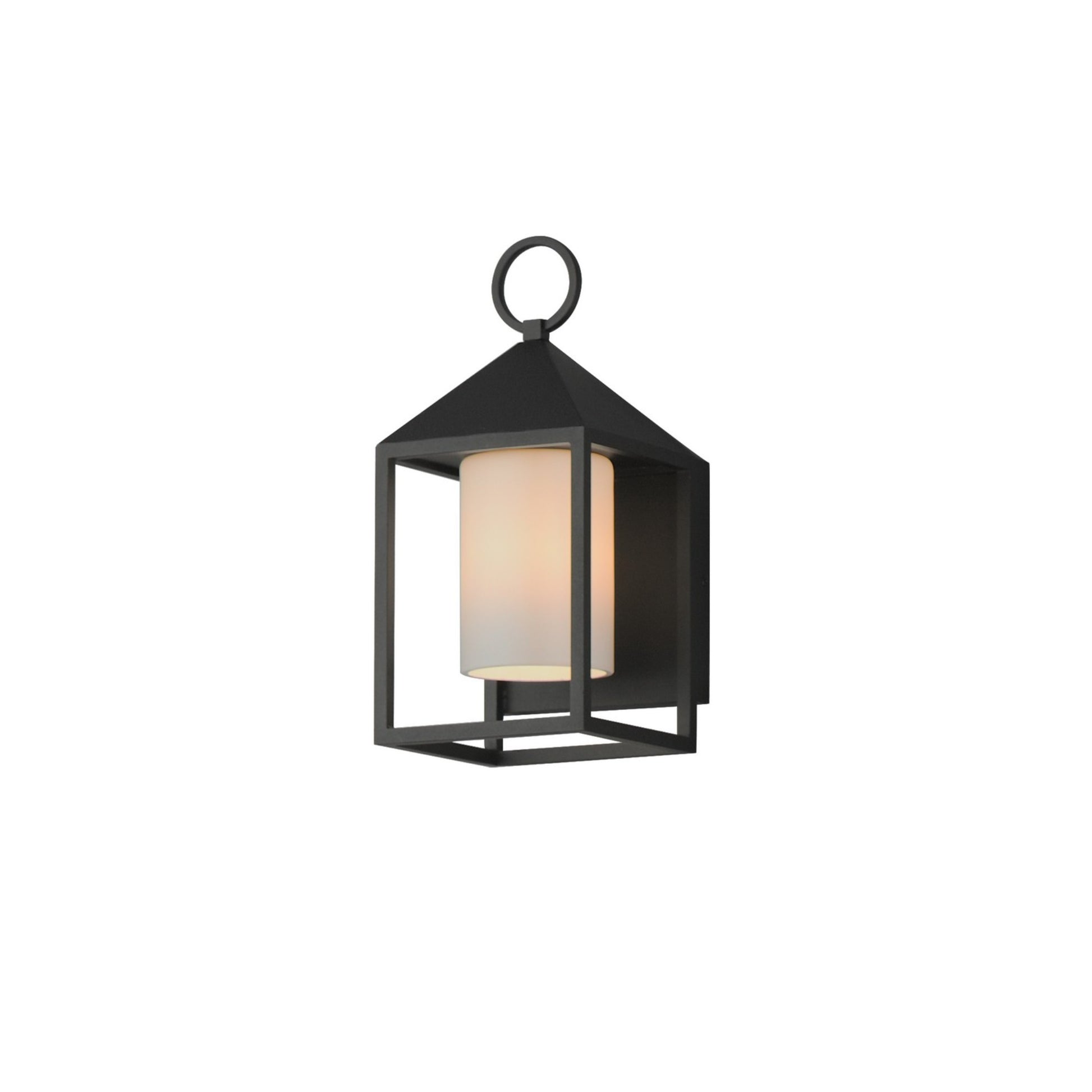 Aldous 13" Outdoor Wall Sconce, Black Finish - Bees Lighting