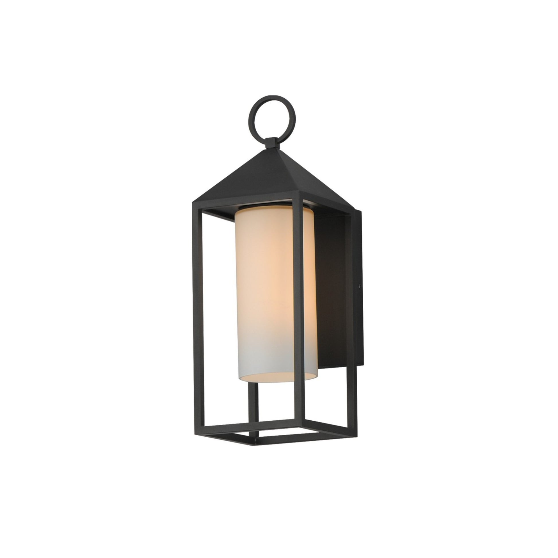 Aldous 17" Outdoor Wall Sconce, Black Finish - Bees Lighting