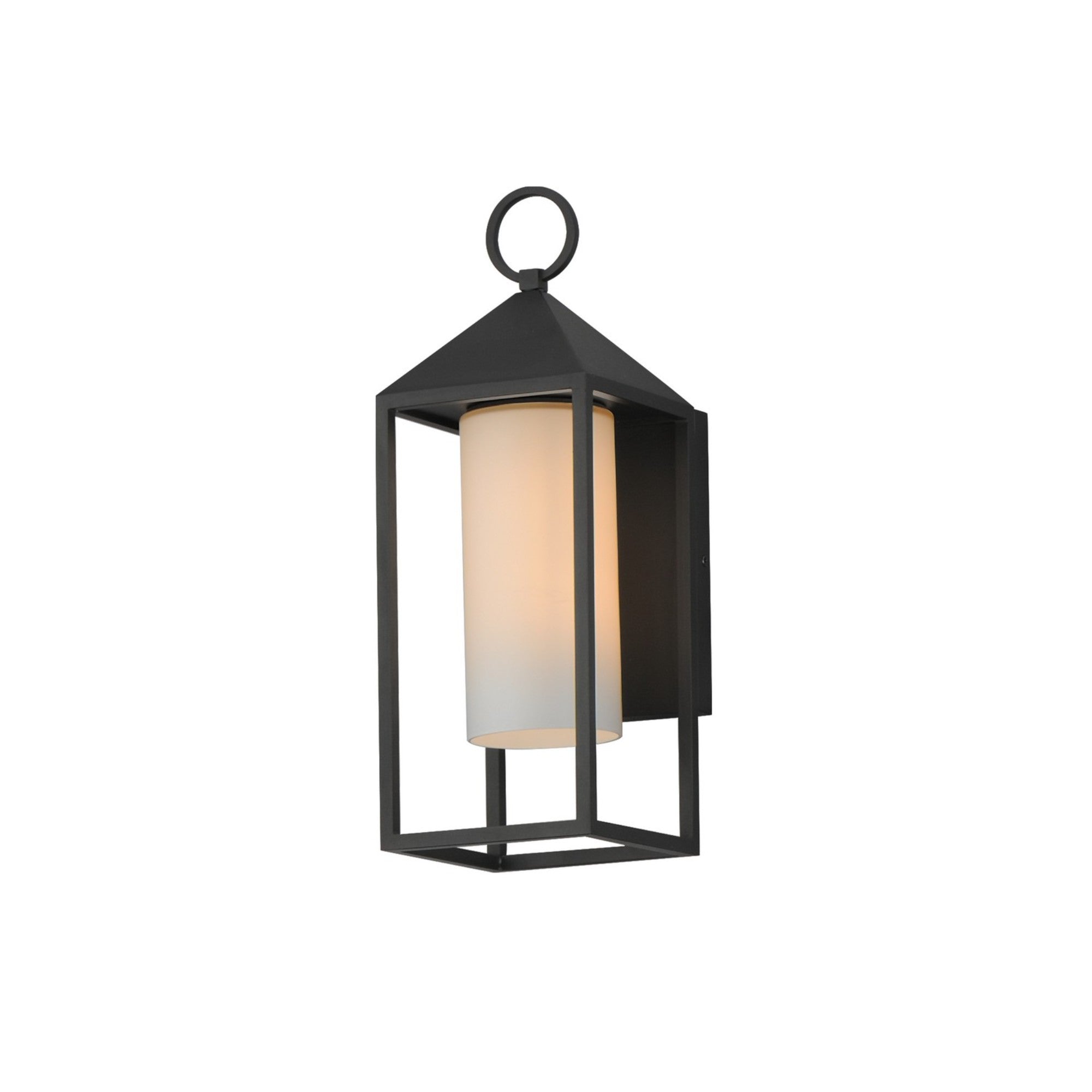 Aldous 17" Outdoor Wall Sconce, Black Finish - Bees Lighting