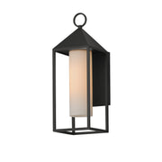 Aldous 21" Outdoor Wall Sconce, Black Finish - Bees Lighting