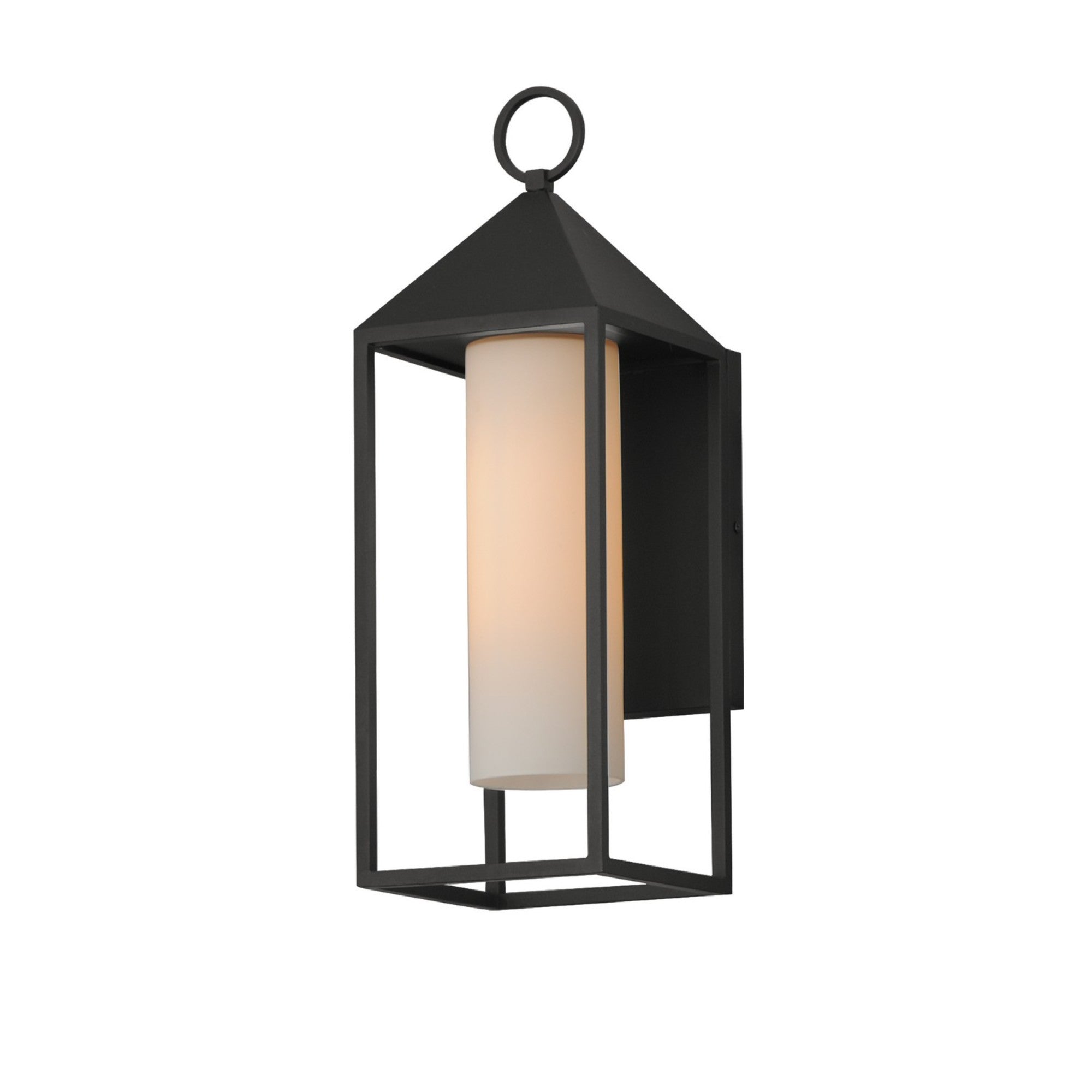 Aldous 21" Outdoor Wall Sconce, Black Finish - Bees Lighting