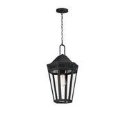 Oxford 20" Outdoor Pendant, Black Finish - Bees Lighting
