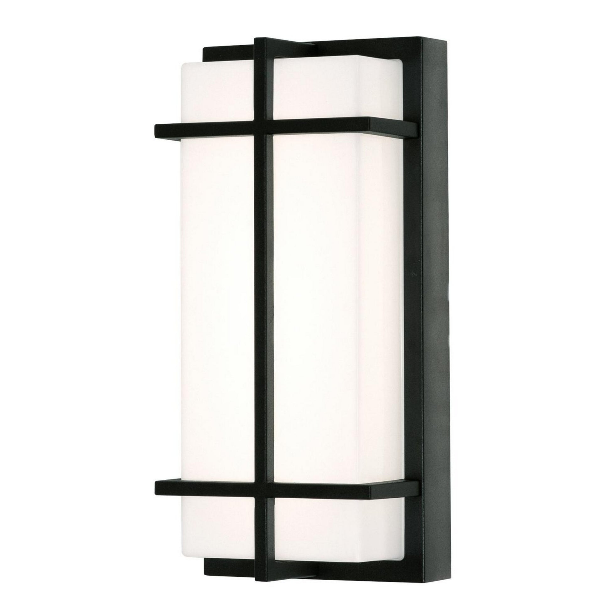 August 12" LED Outdoor Sconce, Black Finish - Bees Lighting