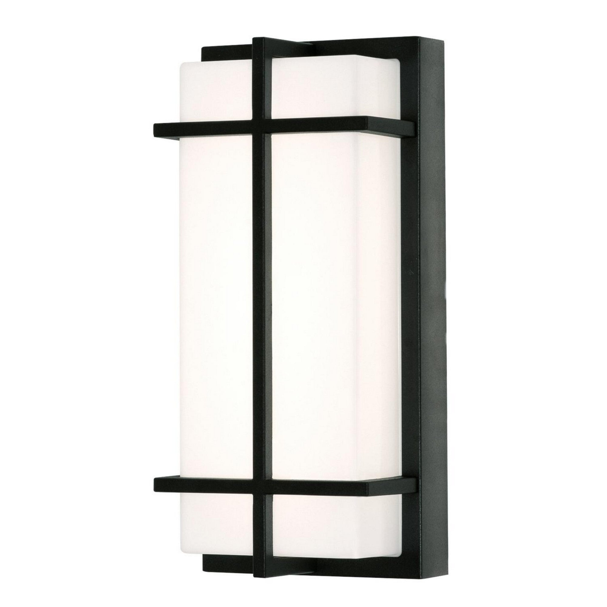 August 12" LED Outdoor Sconce, Black Finish - Bees Lighting