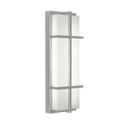 August 20" LED Outdoor Sconce, Painted Nickel Finish - Bees Lighting