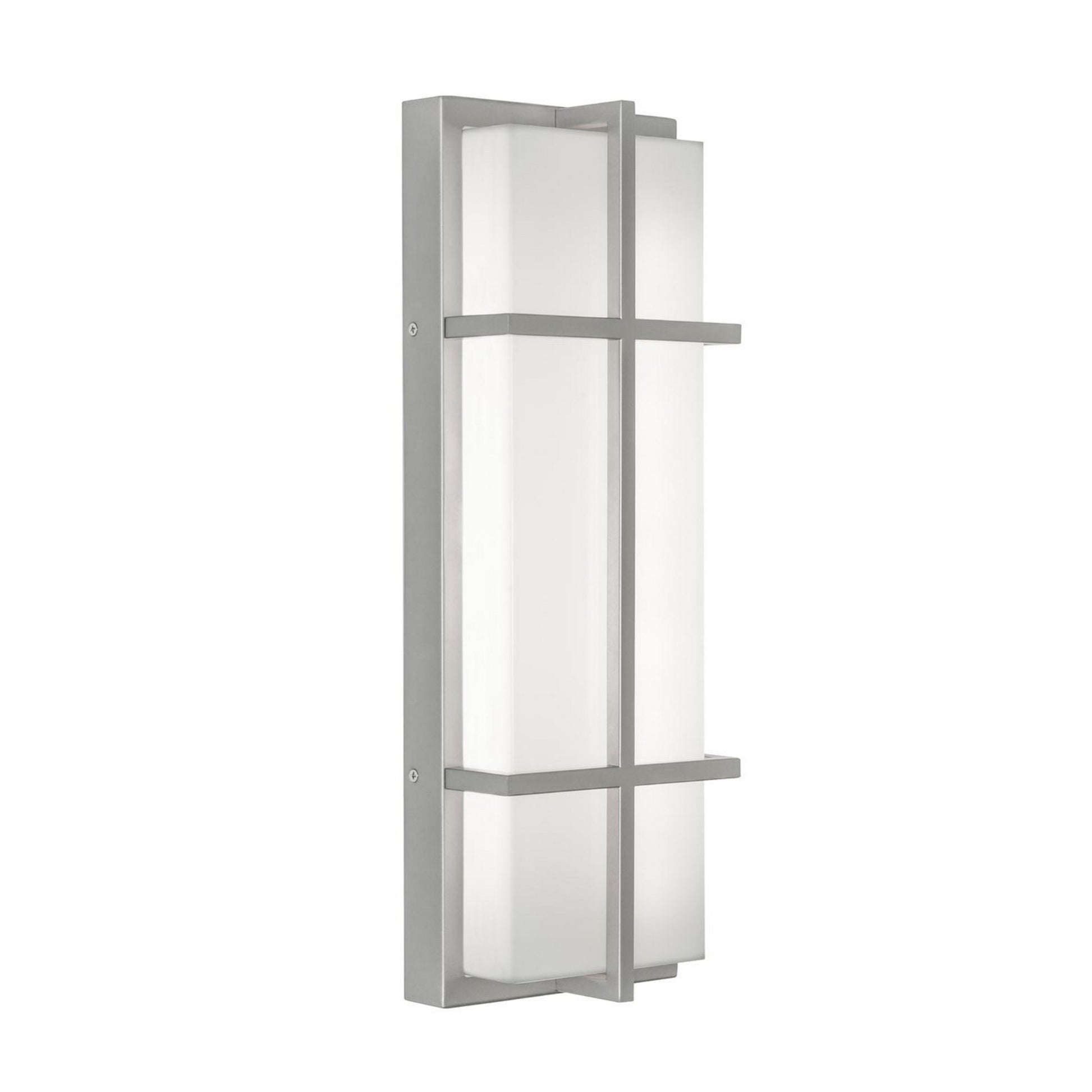 August 20" LED Outdoor Sconce, Painted Nickel Finish - Bees Lighting