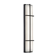 August 36" LED Outdoor Sconce, Black Finish - Bees Lighting