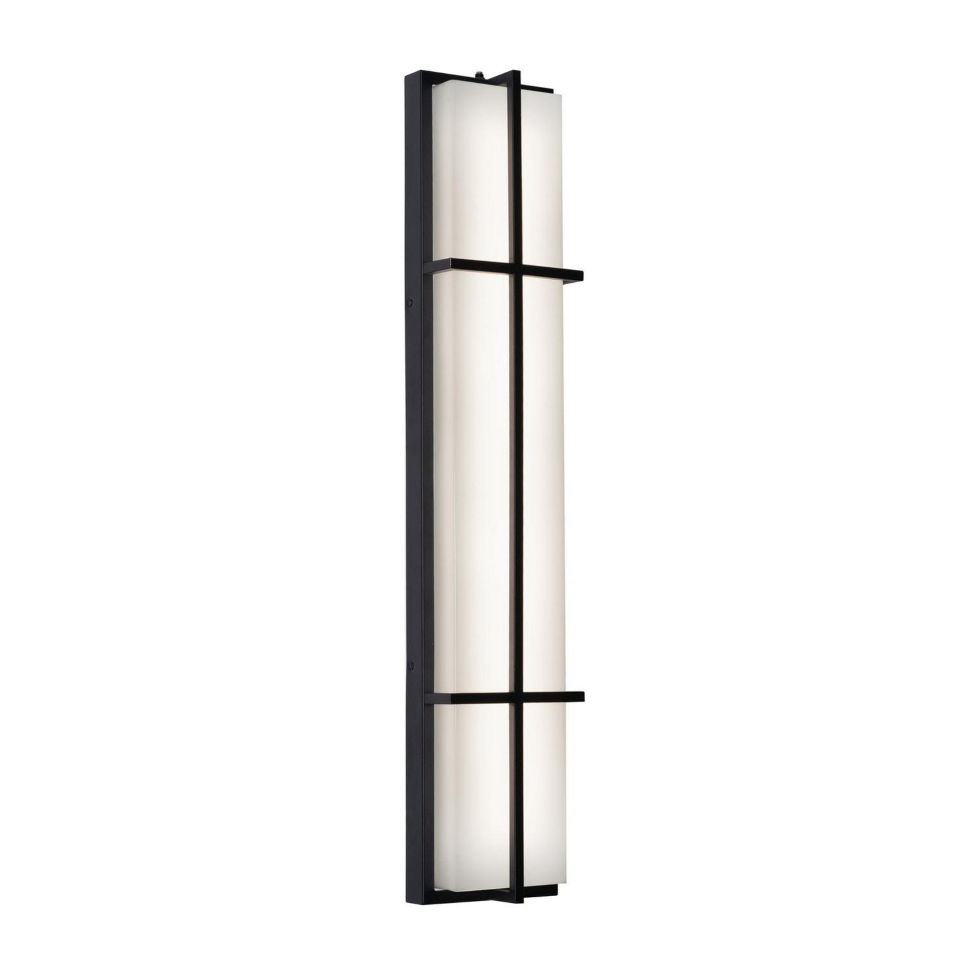August 36" LED Outdoor Sconce, Black Finish - Bees Lighting
