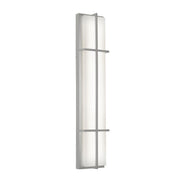 August 36" LED Outdoor Sconce, Painted Nickel Finish - Bees Lighting