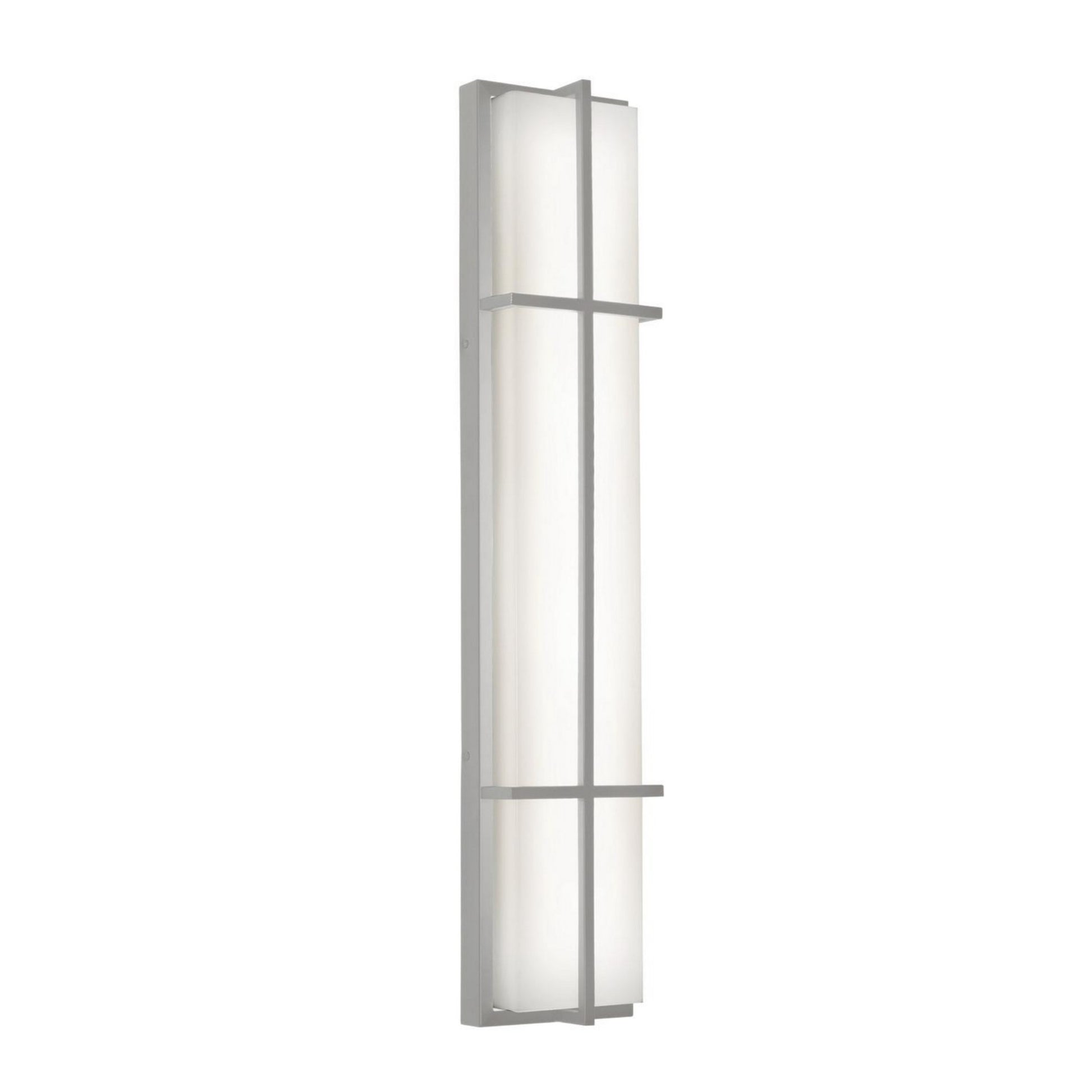 August 36" LED Outdoor Sconce, Painted Nickel Finish - Bees Lighting