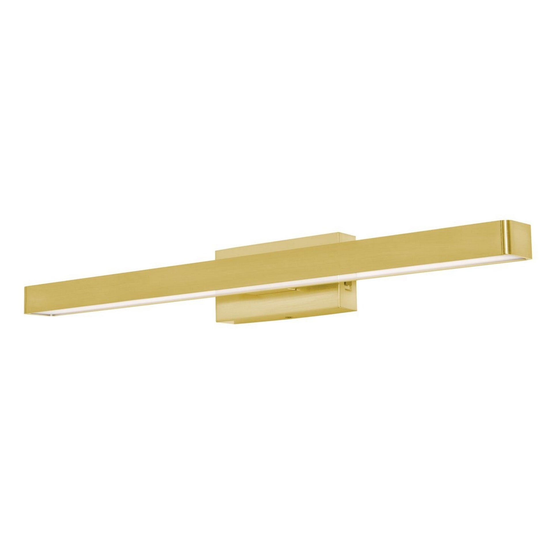 Brock 24" LED Vanity, Satin Brass Finish - Bees Lighting
