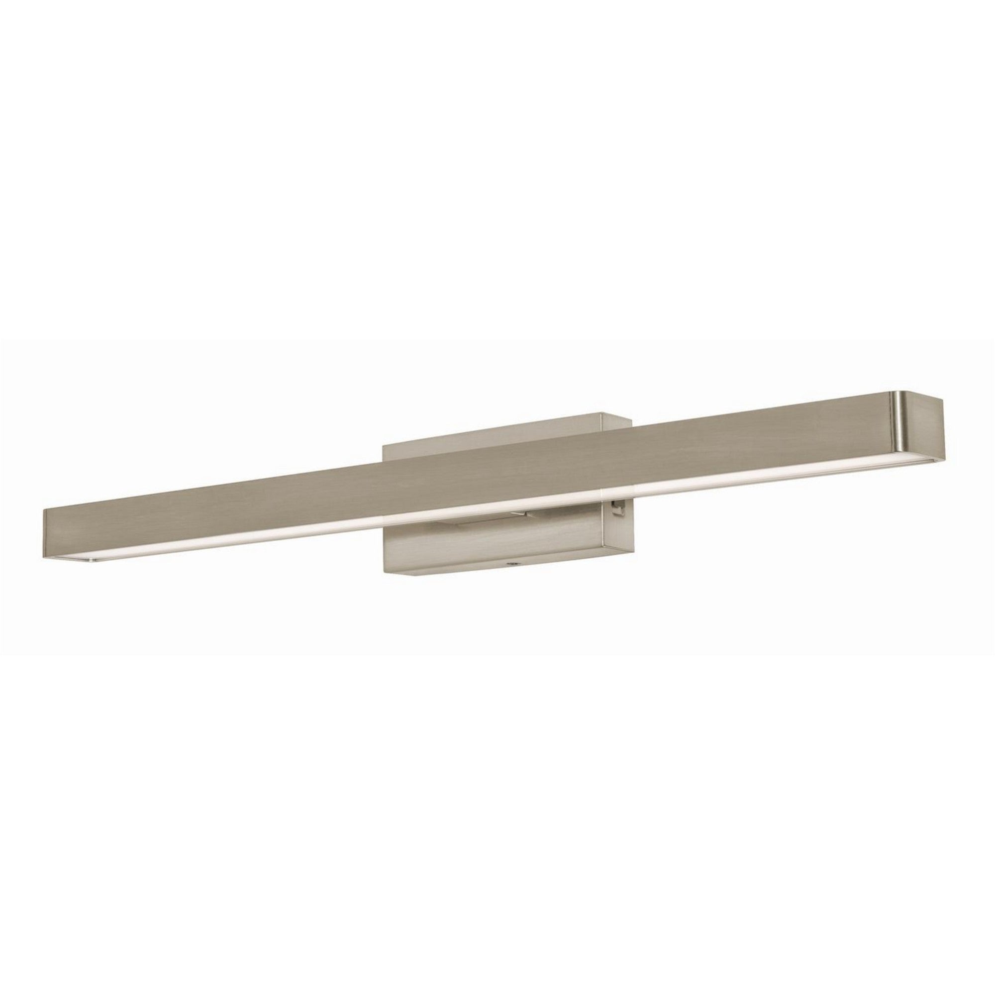 Brock 24" LED Vanity, Satin Nickel Finish - Bees Lighting