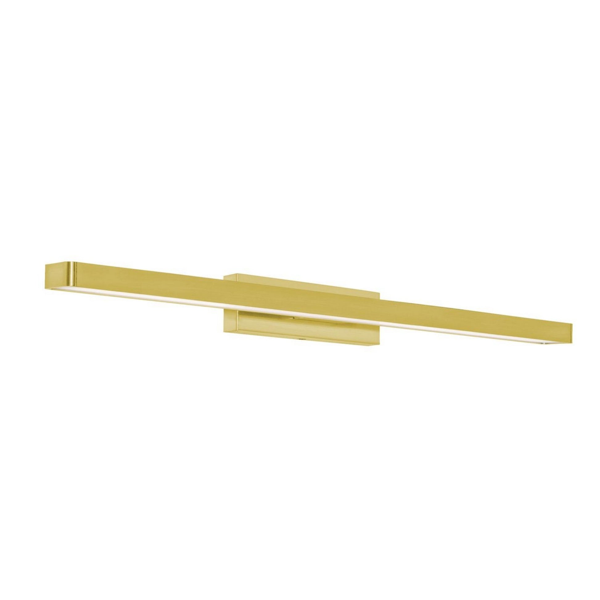 Brock 36" LED Vanity, Satin Brass Finish - Bees Lighting