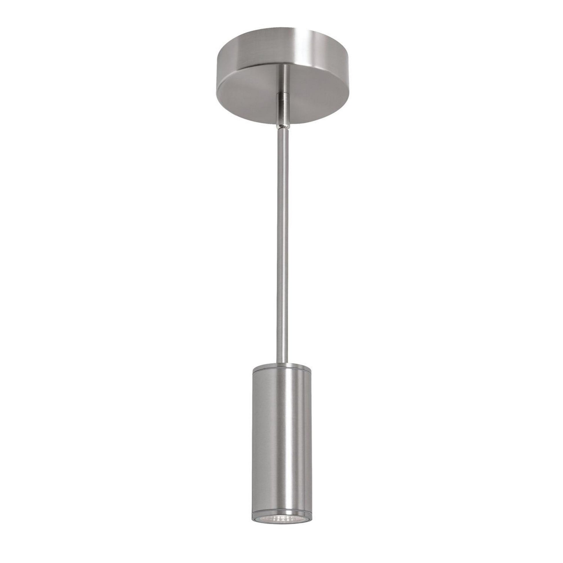 Beverly 6" LED Outdoor Pendant, Satin Nickel Finish - Bees Lighting