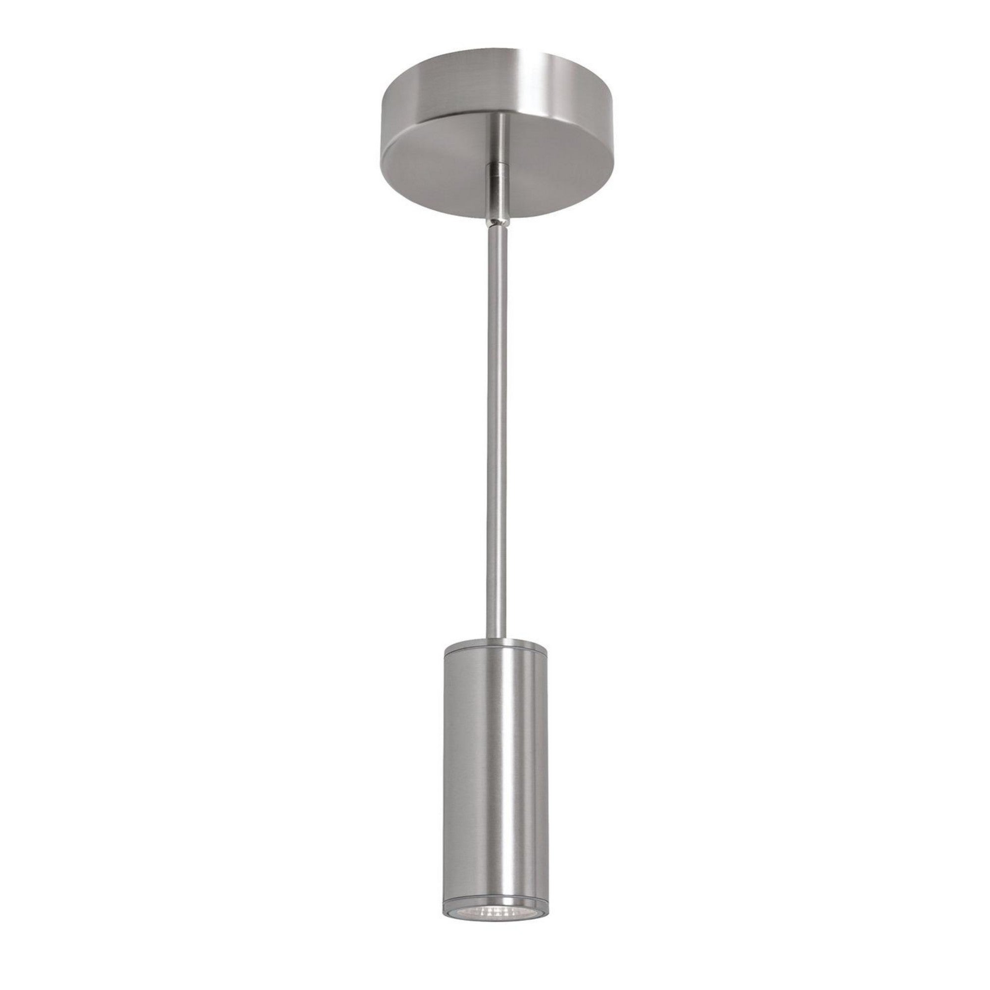 Beverly 6" LED Outdoor Pendant, Satin Nickel Finish - Bees Lighting