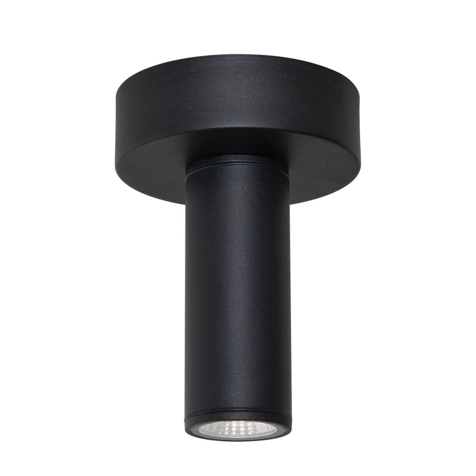 Beverly 8" LED Outdoor Flush Mount, Black Finish - Bees Lighting