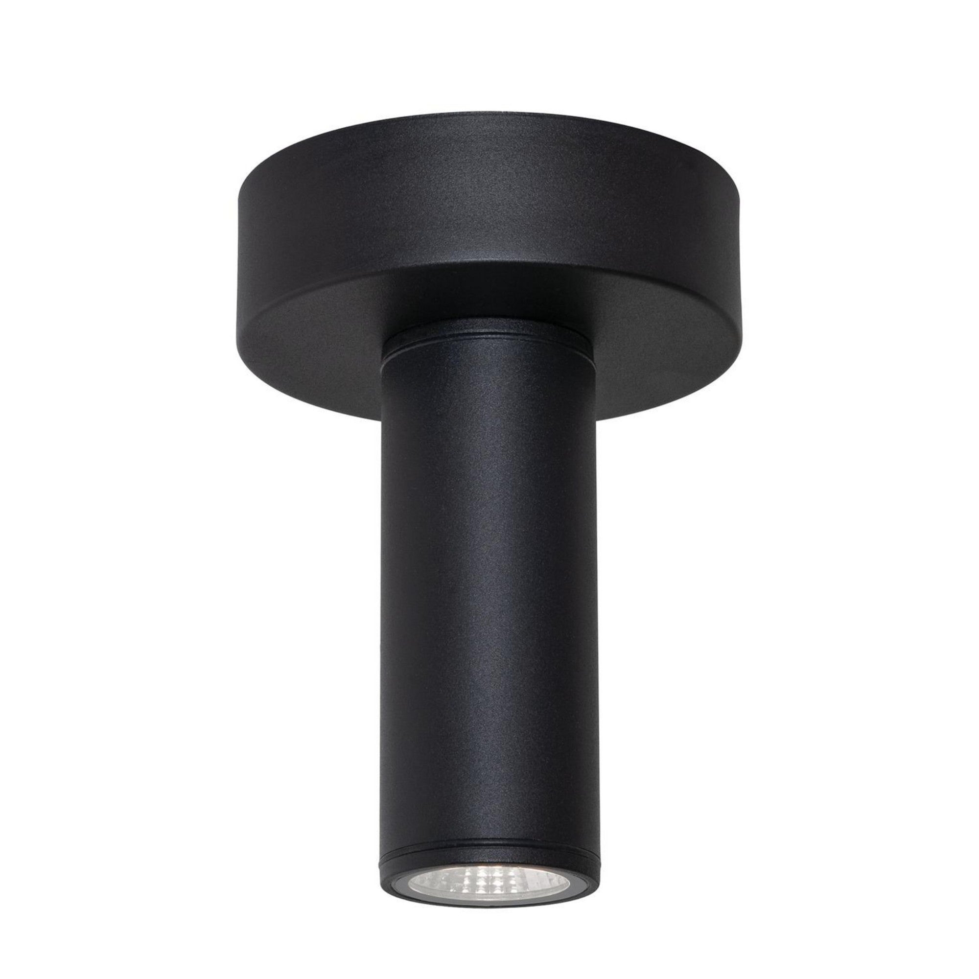 Beverly 8" LED Outdoor Flush Mount, Black Finish - Bees Lighting
