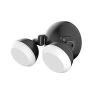 Daniel 7" LED Outdoor Wall Sconce, Black Finish, with Photocell - Bees Lighting