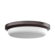 Dean 11" LED Outdoor Flush Mount, Bronze Finish - Bees Lighting