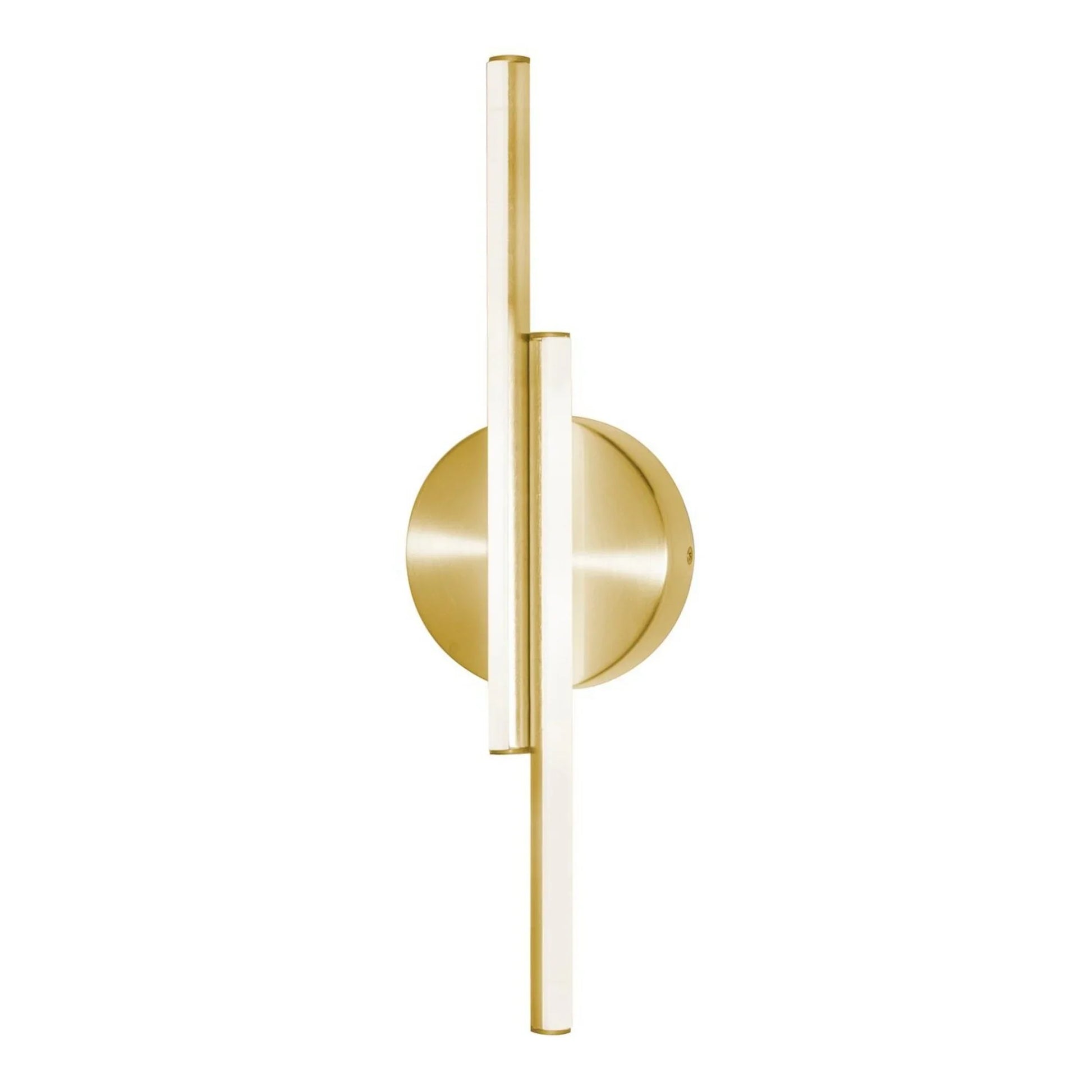 Ella 17" LED Wall Sconce, Satin Brass Finish - Bees Lighting