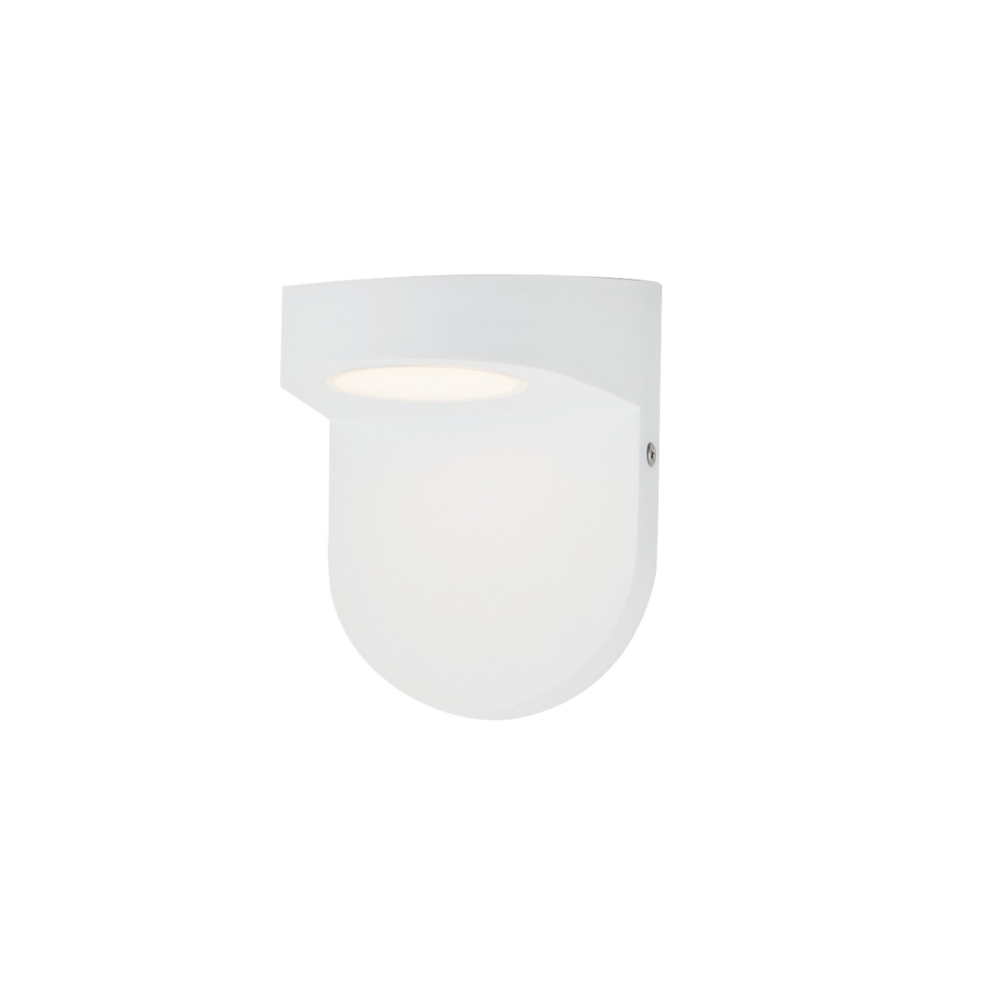 Ledge 6" LED Outdoor Wall Sconce, White Finish - Bees Lighting