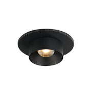Caldera 3" LED Flush Mount, Black Finish - Bees Lighting