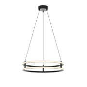 Gemini 24" LED Pendant, Black Finish - Bees Lighting
