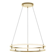 Gemini 32" LED Pendant, Gold Finish - Bees Lighting