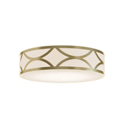 Lake 24" LED Flush Mount, Gold Finish - Bees Lighting