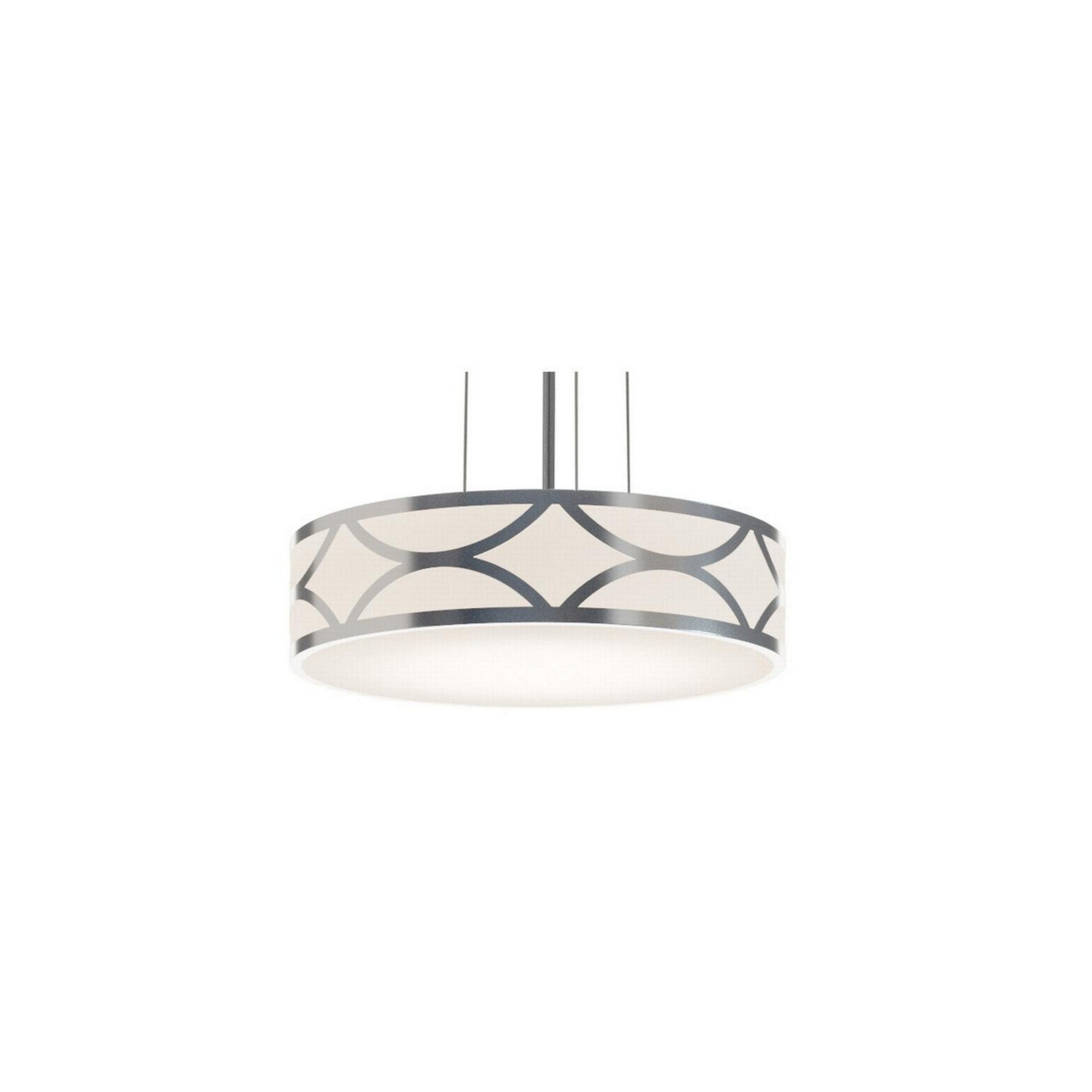 Lake 16" LED Pendant, Painted Nickel Finish - Bees Lighting