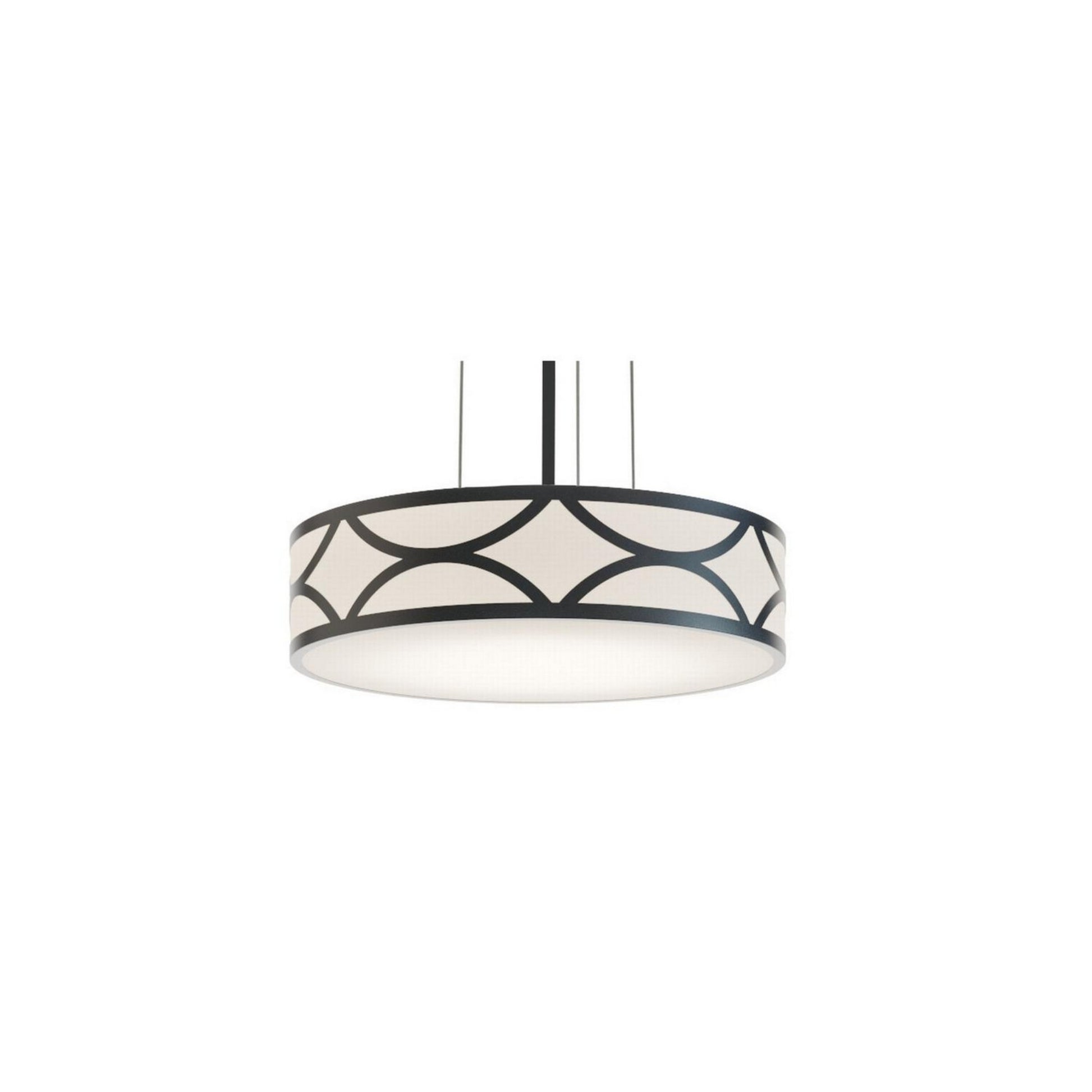 Lake 16" 3-Light Pendant, Black Finish - Bees Lighting