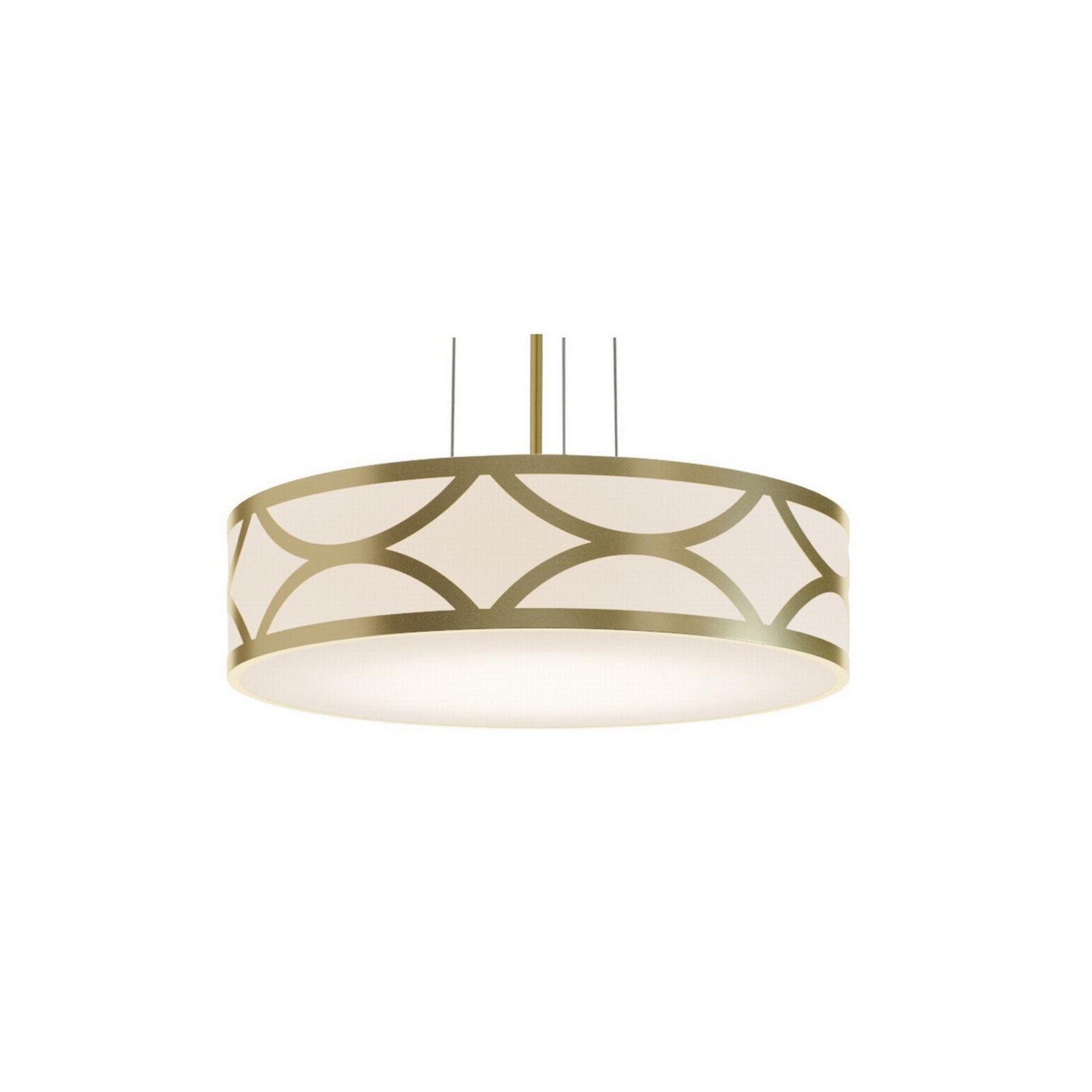 Lake 20" LED Pendant, Gold Finish - Bees Lighting