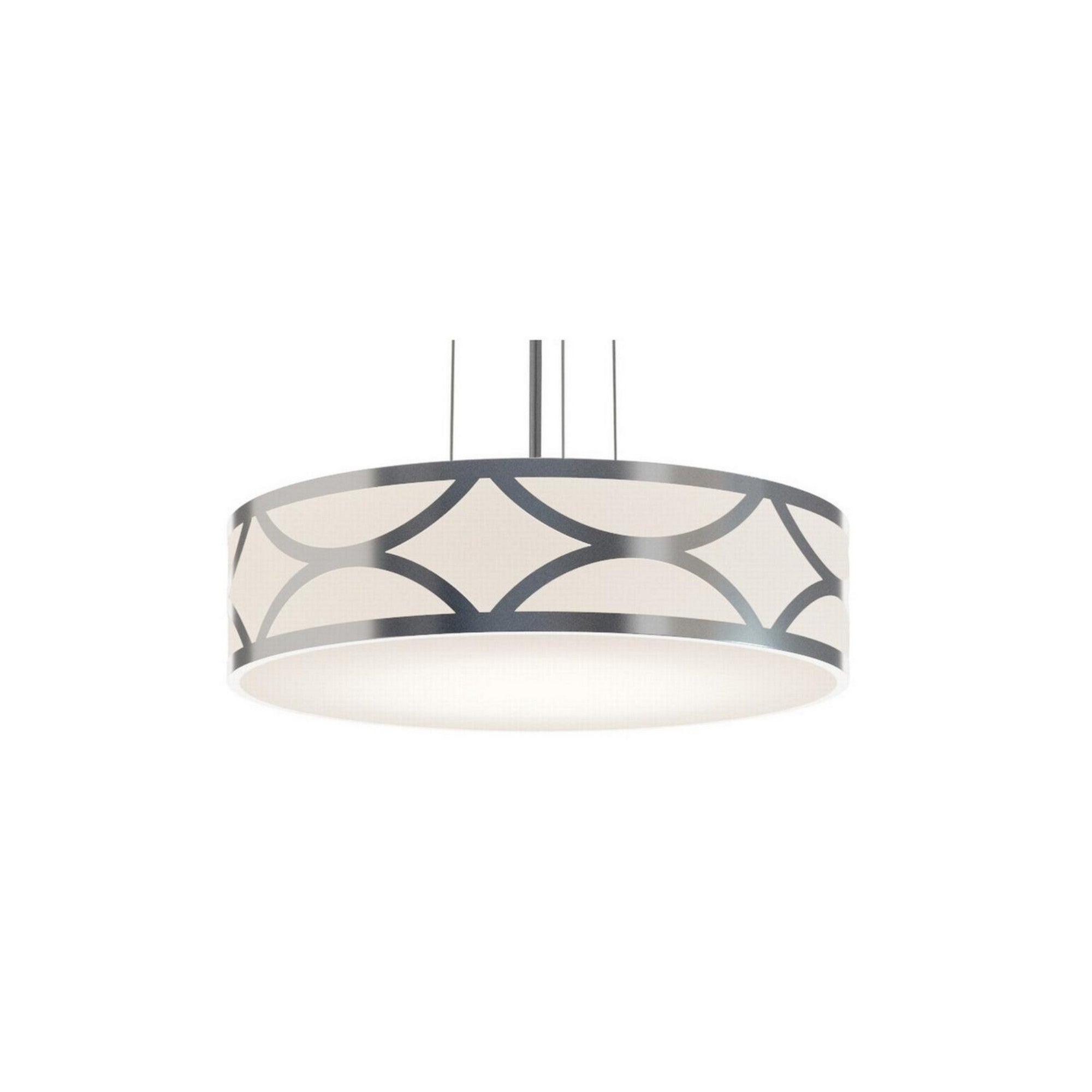 Lake 20" LED Pendant, Painted Nickel Finish - Bees Lighting