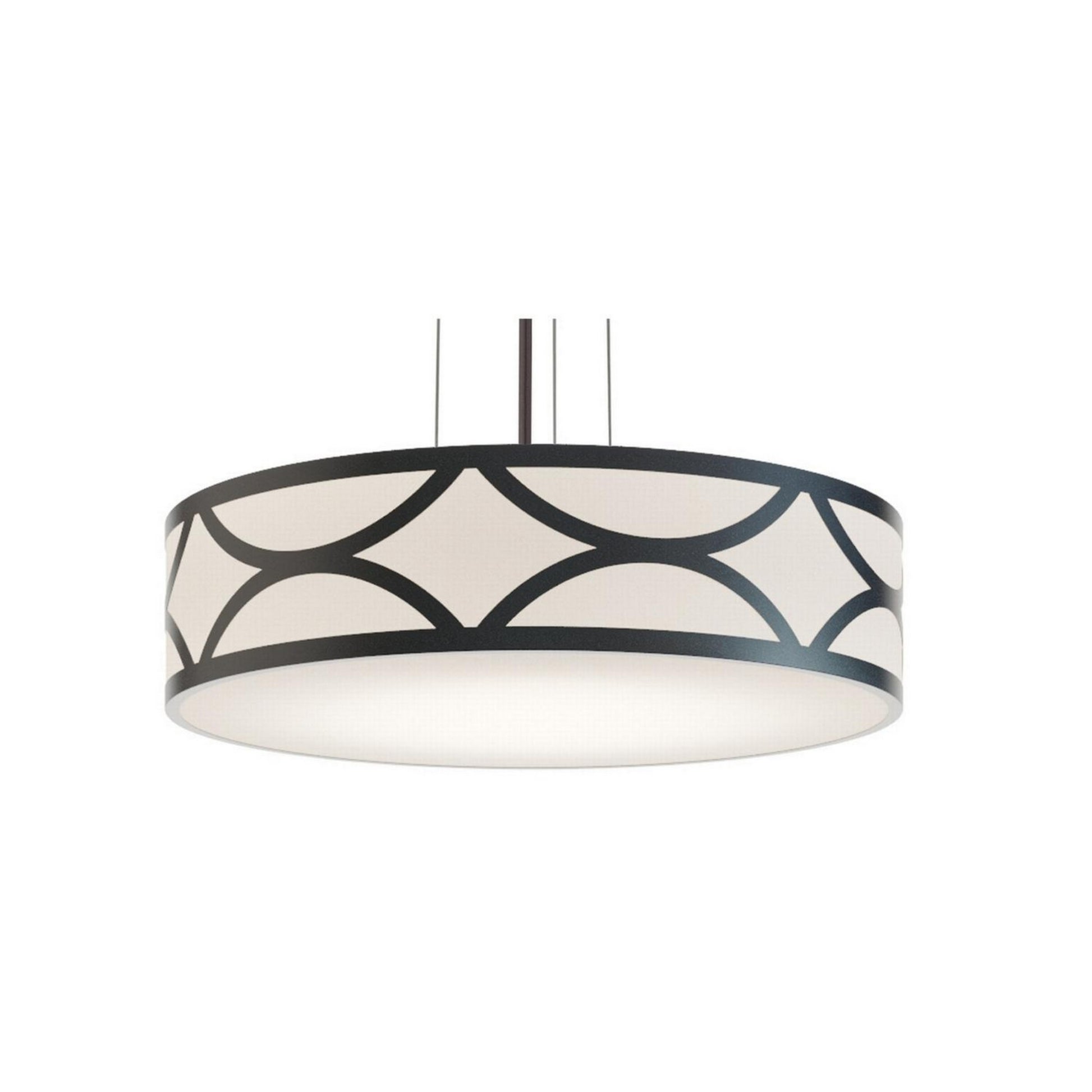 Lake 24" LED Pendant, Black Finish - Bees Lighting