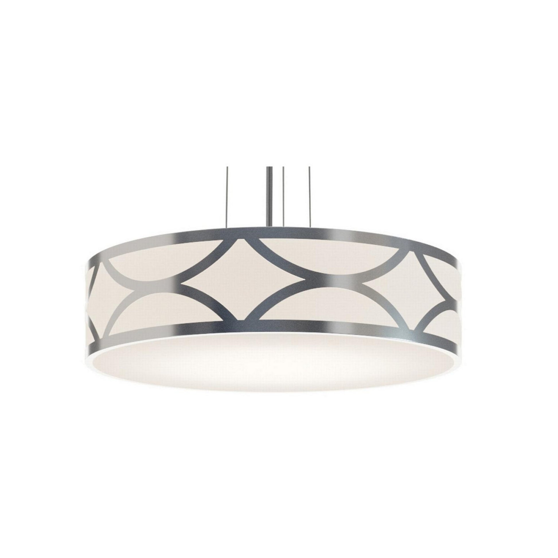 Lake 24" LED Pendant, Painted Nickel Finish - Bees Lighting
