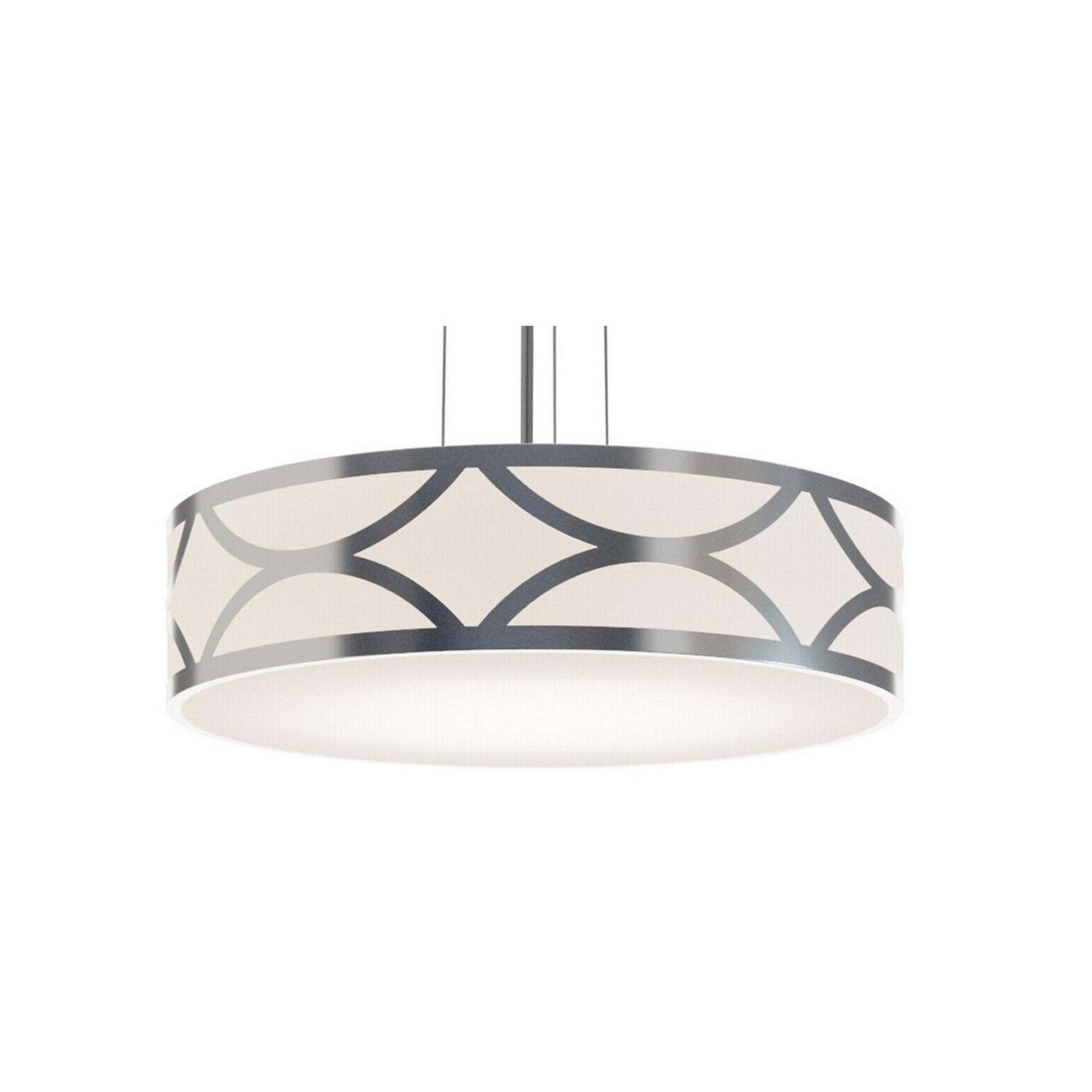 Lake 24" LED Pendant, Painted Nickel Finish - Bees Lighting