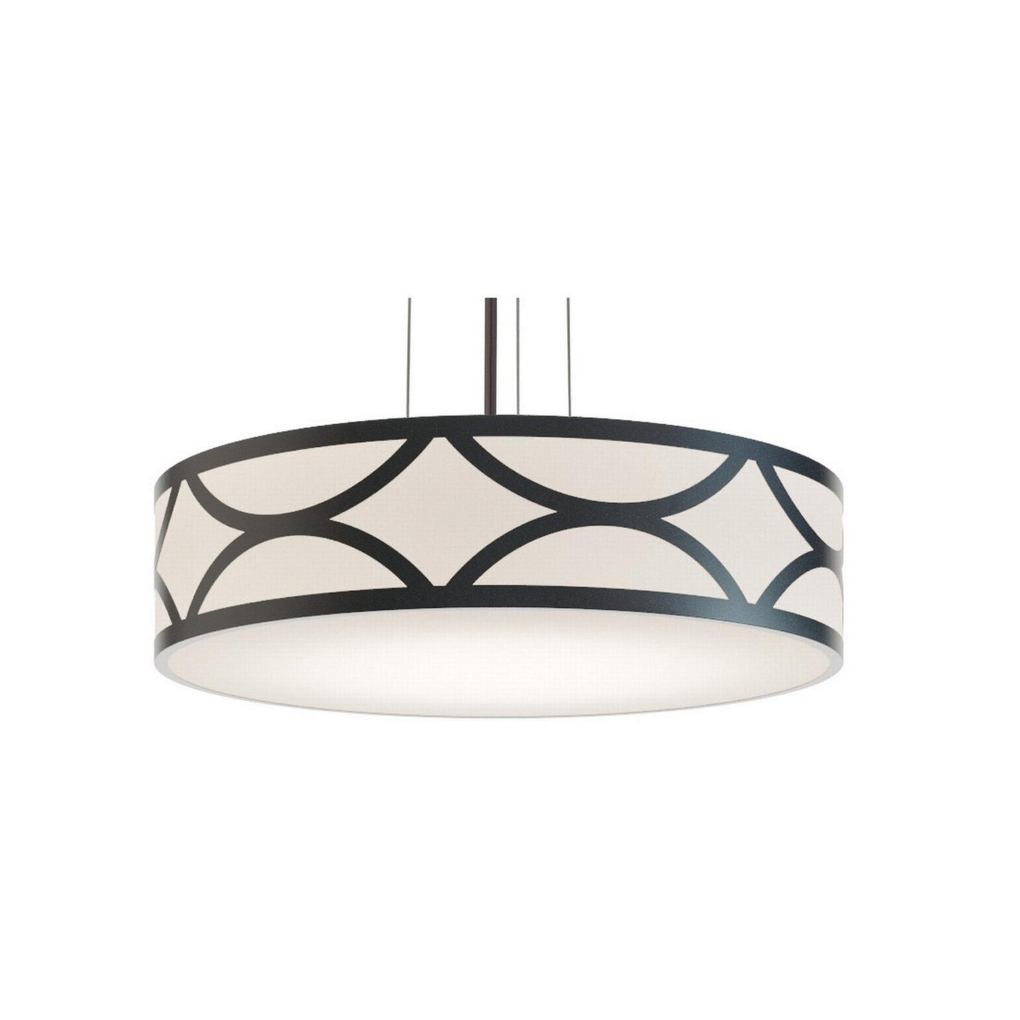 Lake 24" 3-Light Pendant, Black Finish - Bees Lighting