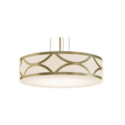 Lake 24" 3-Light Pendant, Gold Finish - Bees Lighting