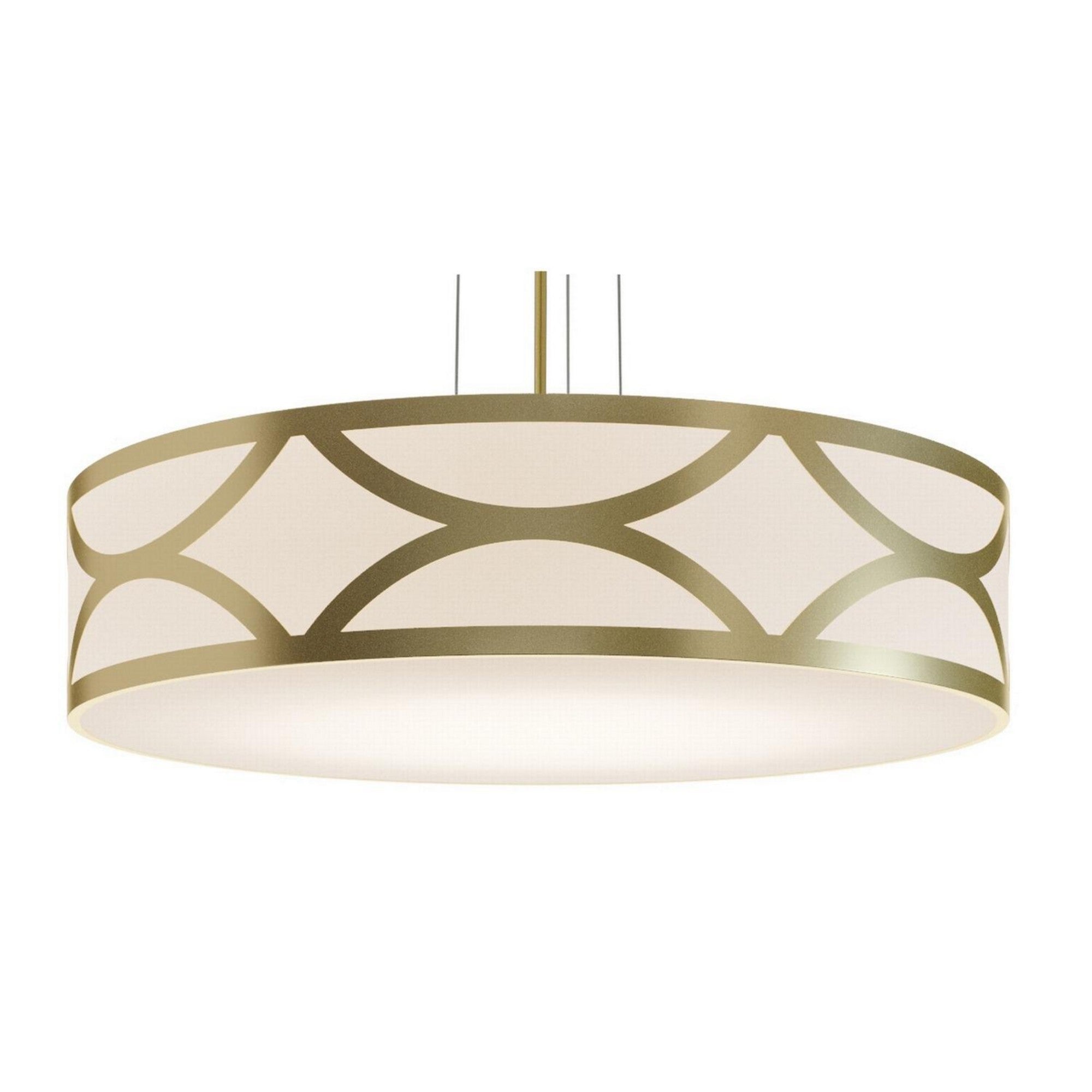 Lake 30" LED Pendant, Gold Finish - Bees Lighting