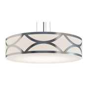 Lake 30" LED Pendant, Painted Nickel Finish - Bees Lighting