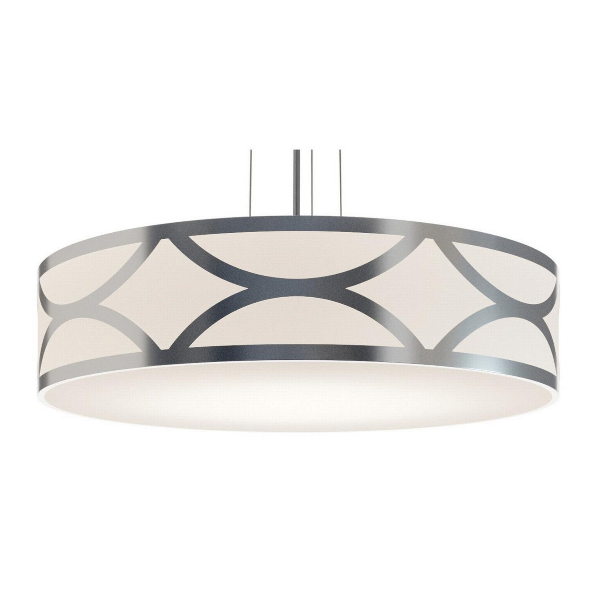 Lake 30" LED Pendant, Painted Nickel Finish - Bees Lighting