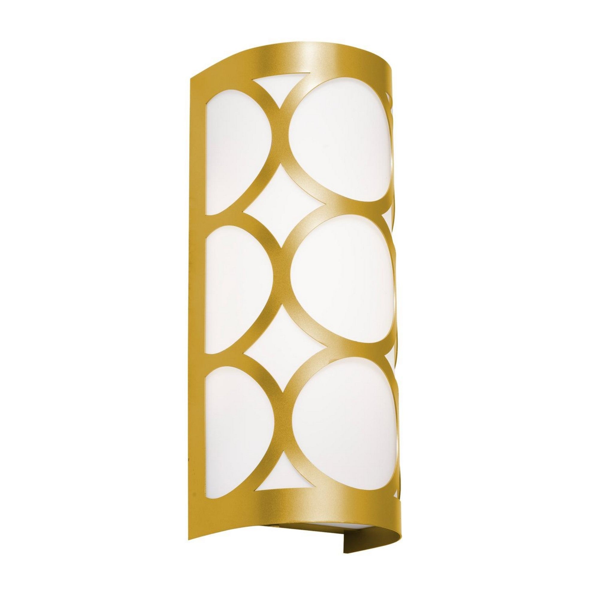 Lake 12" LED Wall Sconce, Gold Finish - Bees Lighting