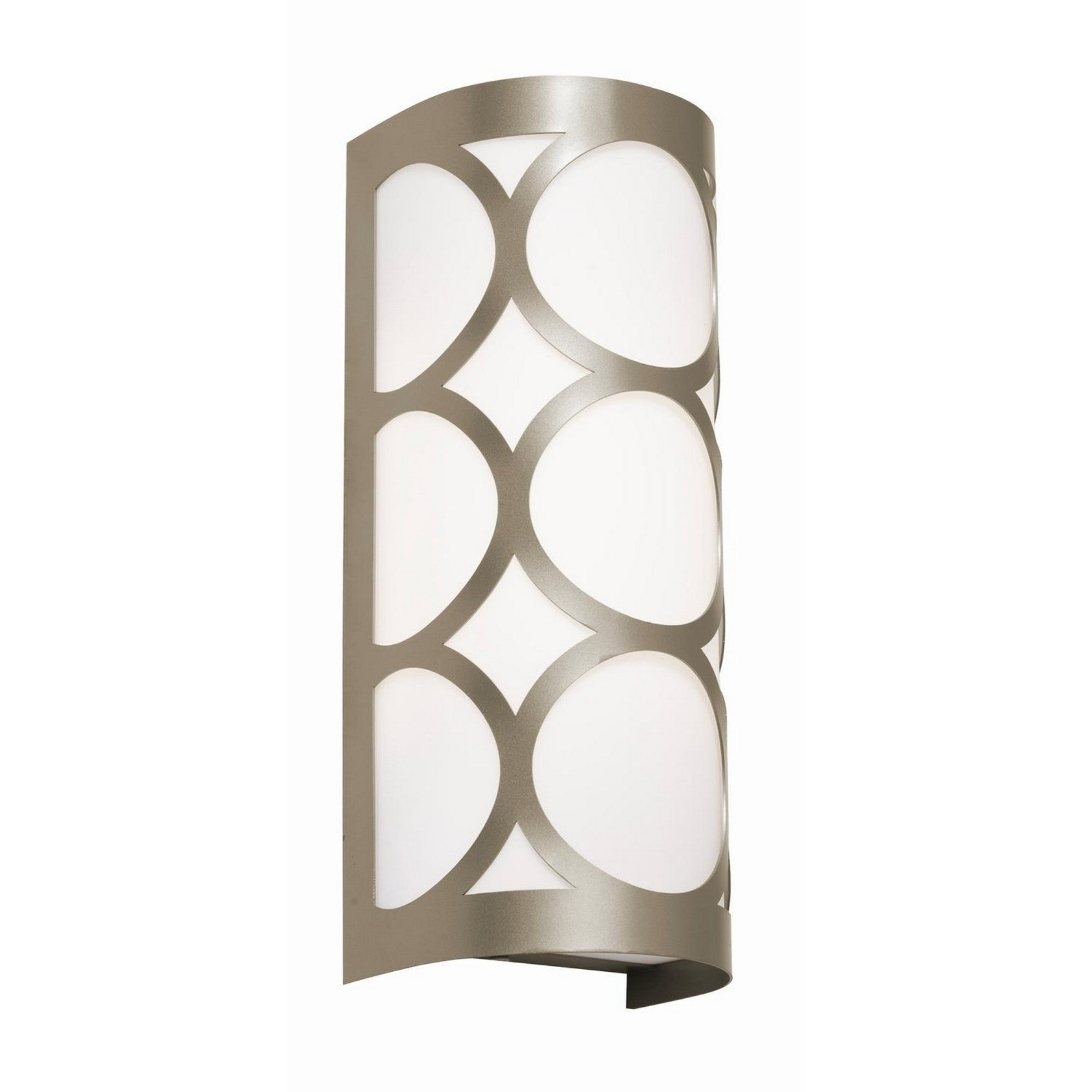 Lake 12" LED Wall Sconce, Painted Nickel Finish - Bees Lighting