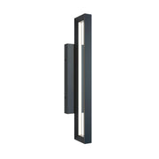 Liam 24" LED Outdoor Wall Sconce, Black Finish - Bees Lighting